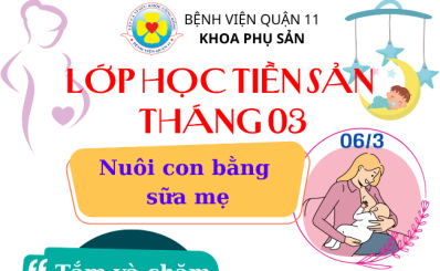 Lớp học tiền sản tháng 3 năm 2025